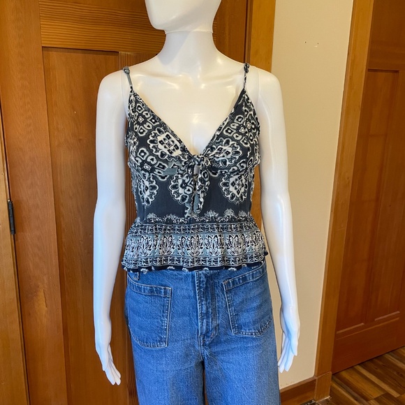 Aqua sleeveless blouse - Picture 8 of 8